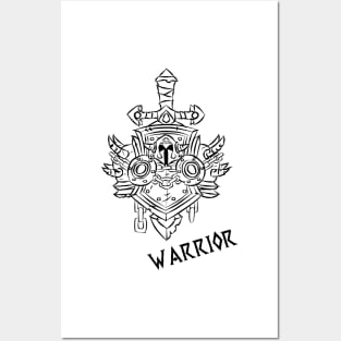 Warrior Crest Posters and Art